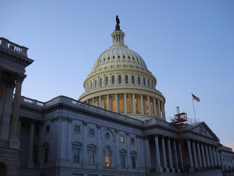 DSC01250.JPG - På Capitol Hill finder men kongresbygningen, der huser senatet og repræsentanternes hus.