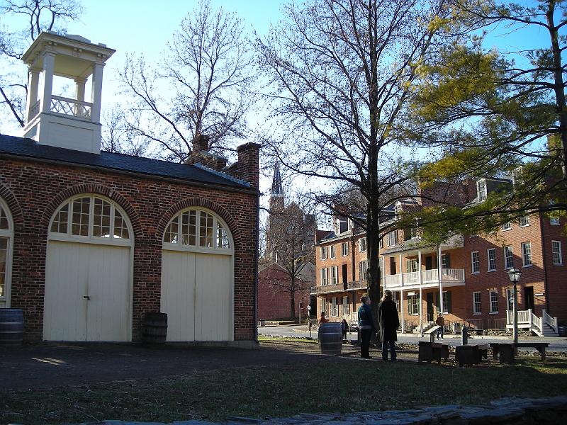 DSCN0613.JPG - Den gamle brandstation i Harpers Ferry fungerede som fort for John Browne, der sammen med nogle andre indtog Harpers Ferry for at befri slaverne. De tabte imidlertid kampen, da hæren blev sat ind imod dem.